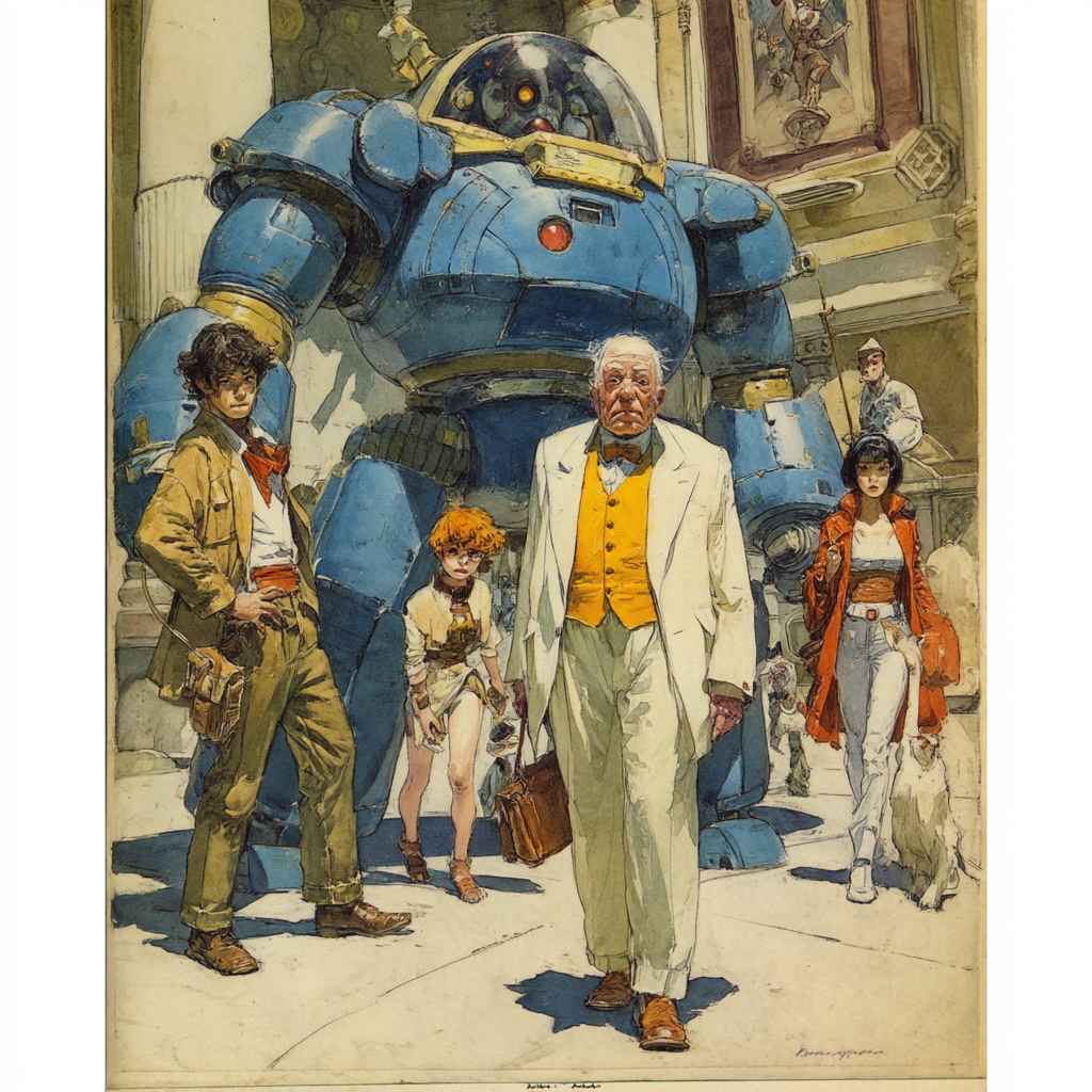 Example of an image generated in MidJourney
