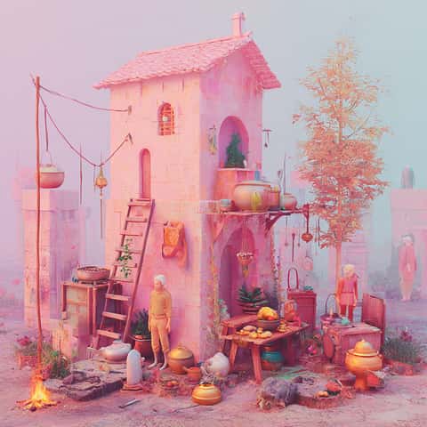 Example of an image generated in MidJourney