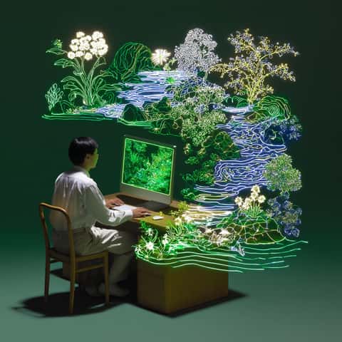 Example of an image generated in MidJourney