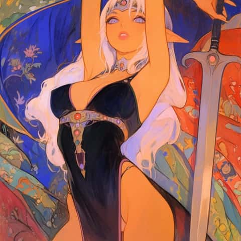 Example of an image generated in MidJourney