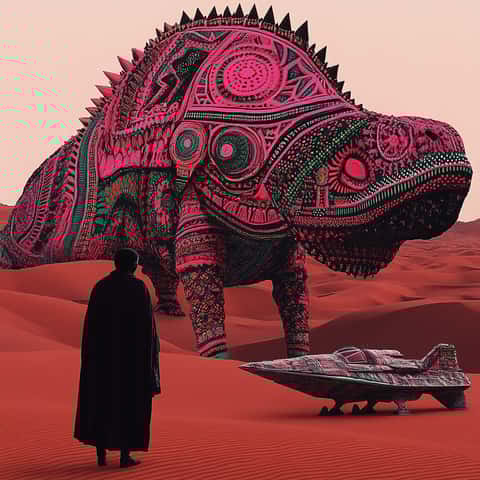 Example of an image generated in MidJourney