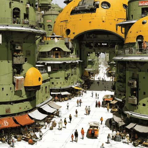 Example of an image generated in MidJourney