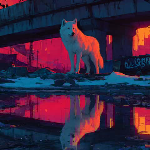 Example of an image generated in MidJourney