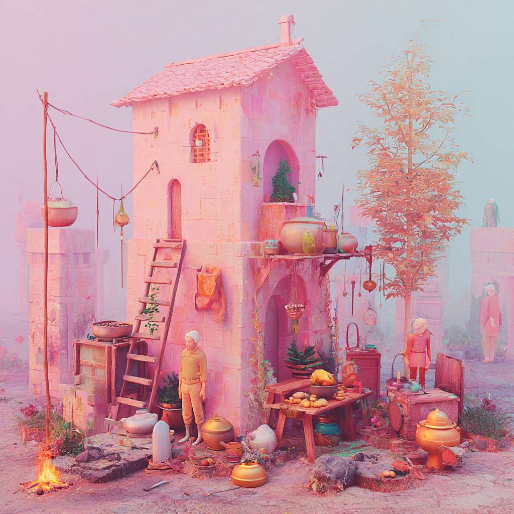 Example of an image generated in MidJourney
