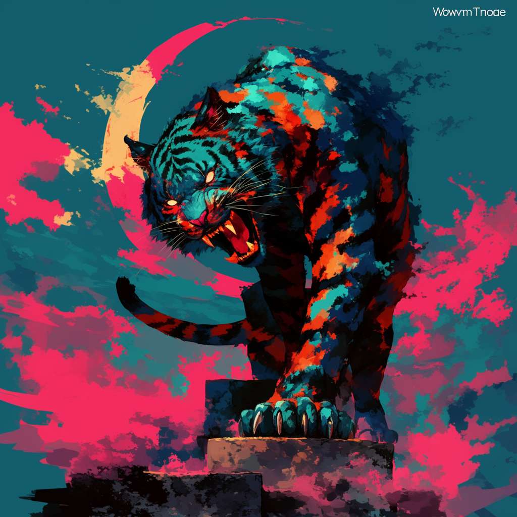 Example of an image generated in MidJourney