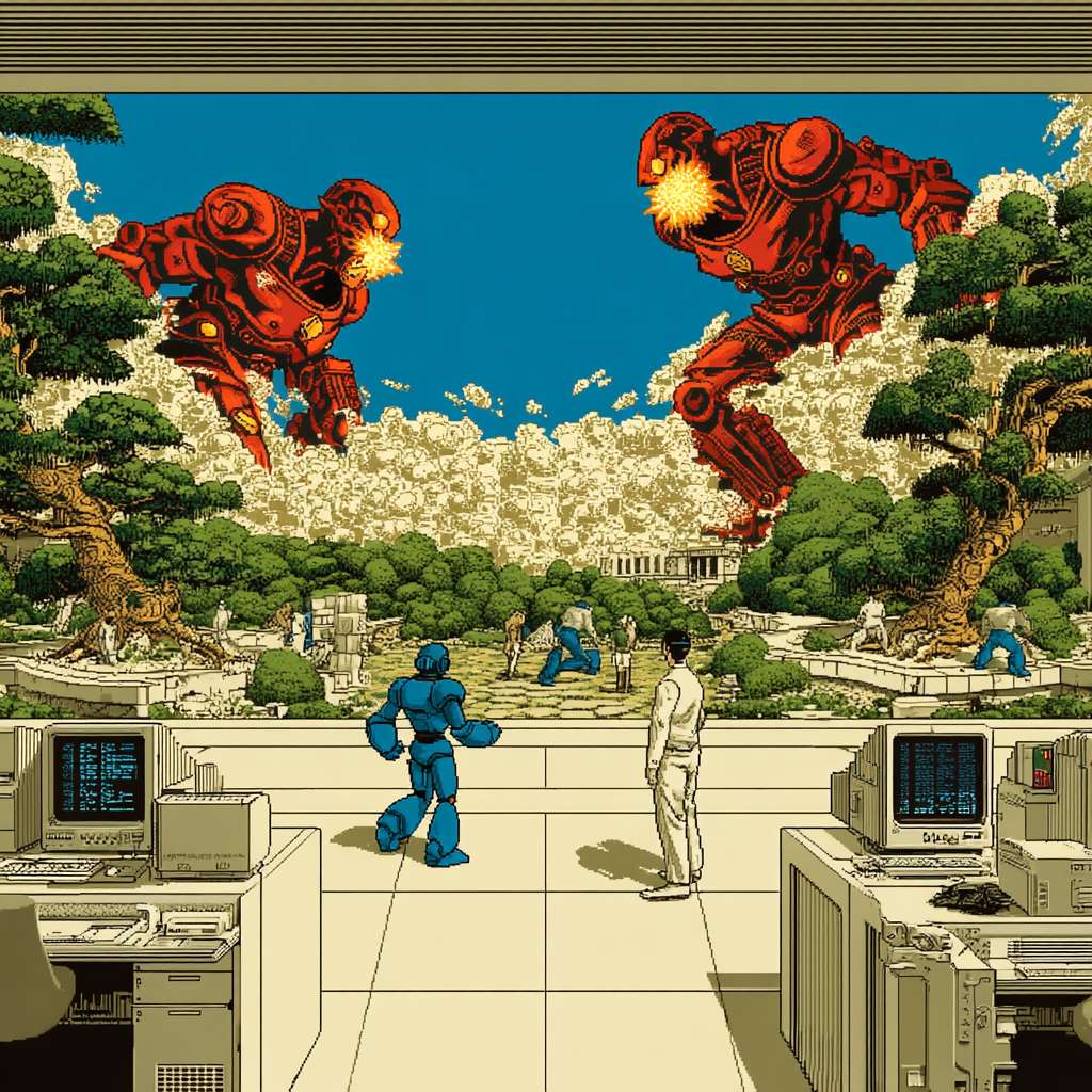 Example of an image generated in MidJourney