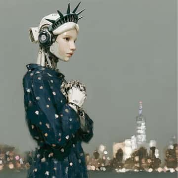 Example of an image generated in MidJourney
