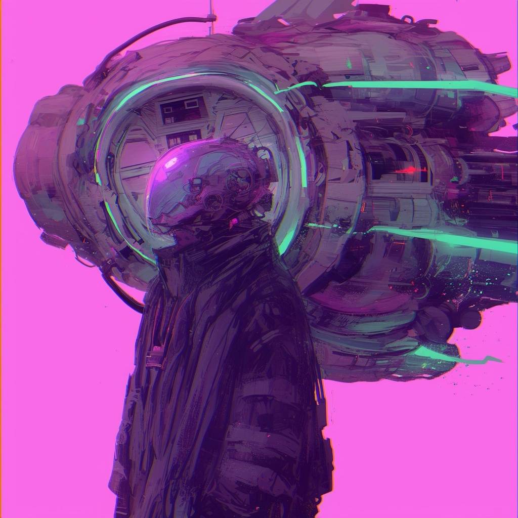 Example of an image generated using the prompt --sref 4154948283