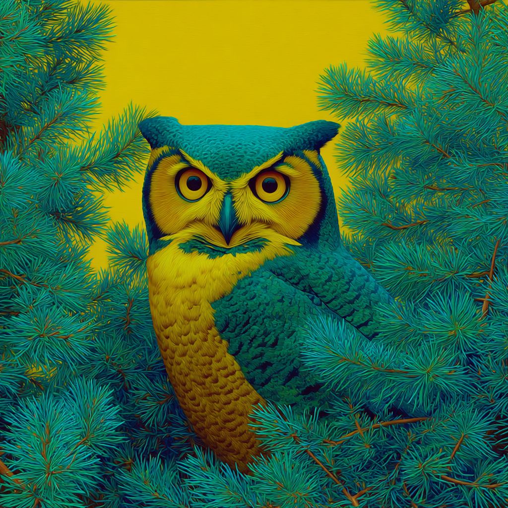 Example of an image generated using the prompt --sref 1159622278 in Midjourney with the Surrealistic, Blue, Yellow, Vintage style