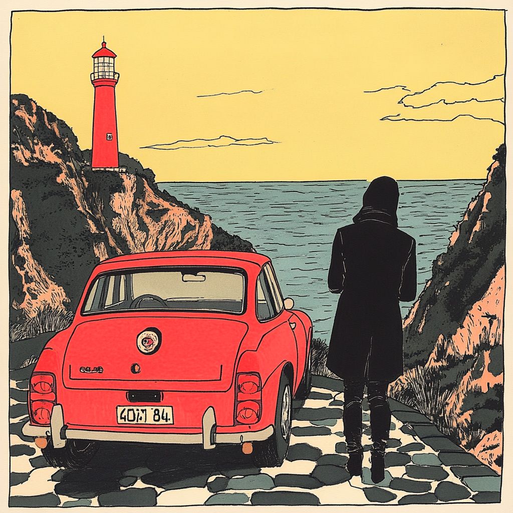 Example of an image generated using the prompt --sref 1803718622 in Midjourney with the Anime, Red, Manga art,Vintage, Illustration style