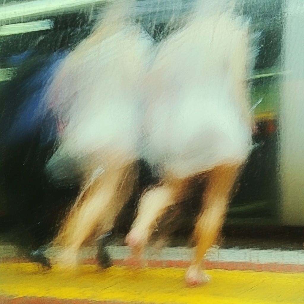 an example of an image generated in MidJourney using the prompt with the --sref 2390036421, ranked 5th among the user favorites on this website.