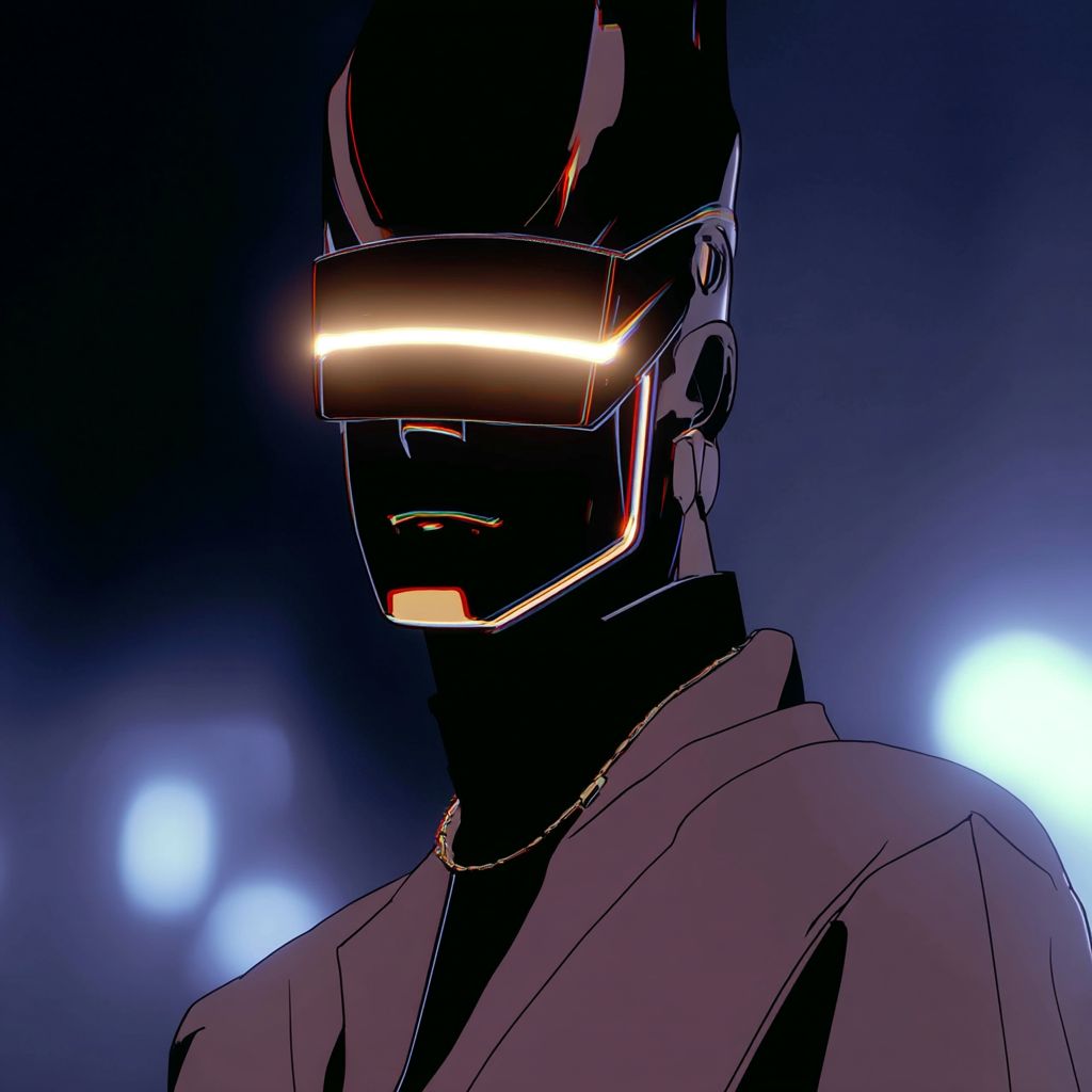 Example of an image generated using the prompt --sref 2552858234 in Midjourney with the Anime, Cartoon style