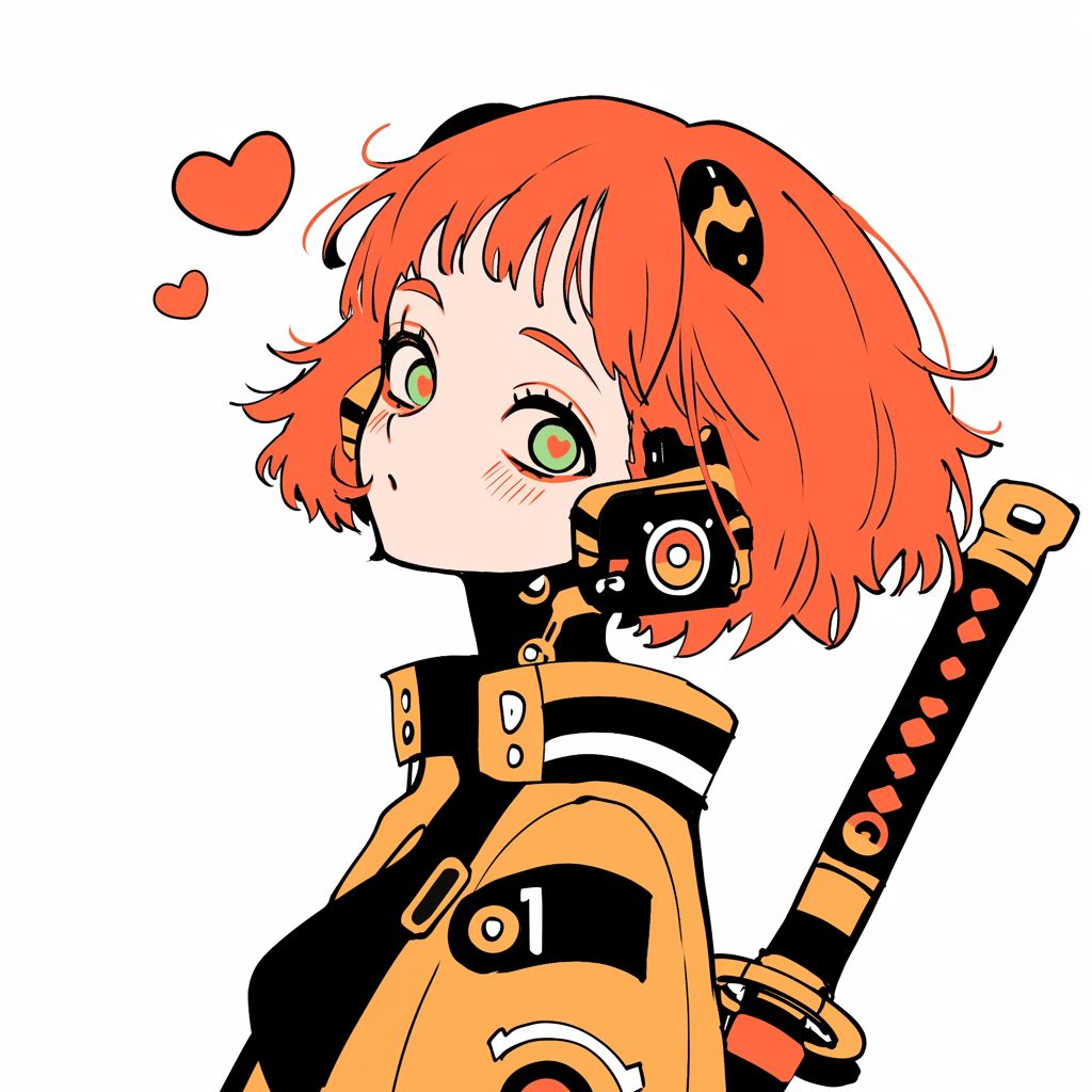 Example of an image generated using the prompt --sref 34057757 in Midjourney with the Anime, Cute style