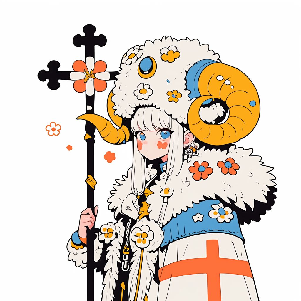 Example of an image generated using the prompt --sref 34057757 in Midjourney with the Anime, Cute style