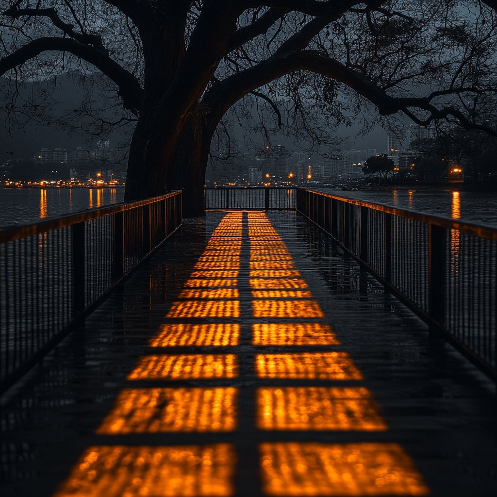 Example of an image generated using the prompt --sref 3456119169 in MidJourney
