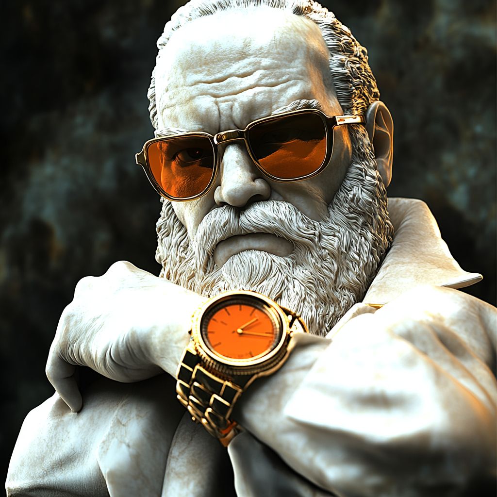 Example of an image generated using the prompt --sref 351752401 in MidJourney