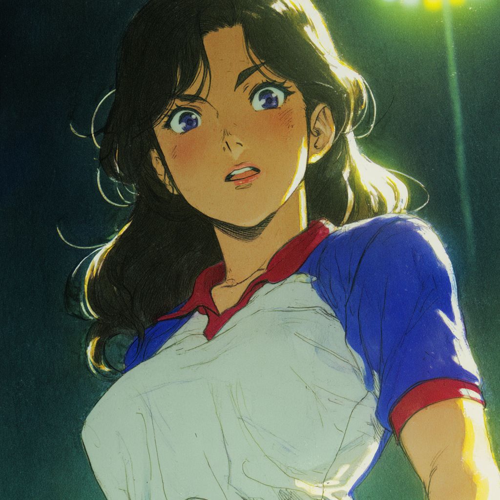 Example of an image generated using the prompt --sref 3517605589 in Midjourney with the Anime, Vintage, Manga art style