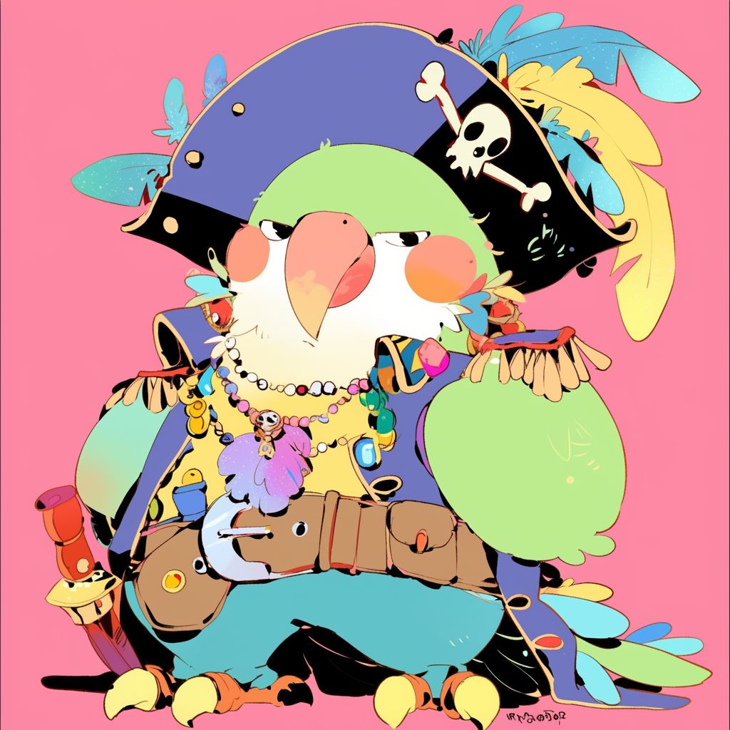 an example of an image generated in MidJourney using the prompt with the --sref 375729843, ranked 18th among the user favorites on this website.