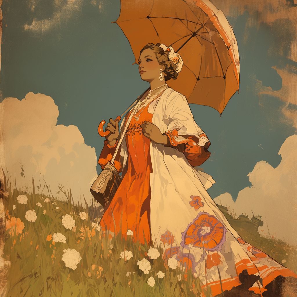 Example of an image generated using the prompt --sref 3832064479 in Midjourney with the Anime style