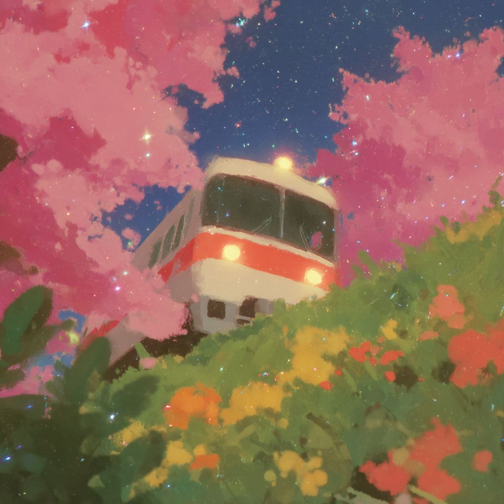 Example of an image generated using the prompt --sref 3890862722 in Midjourney with the Cute, Cartoon, Pink, Anime style
