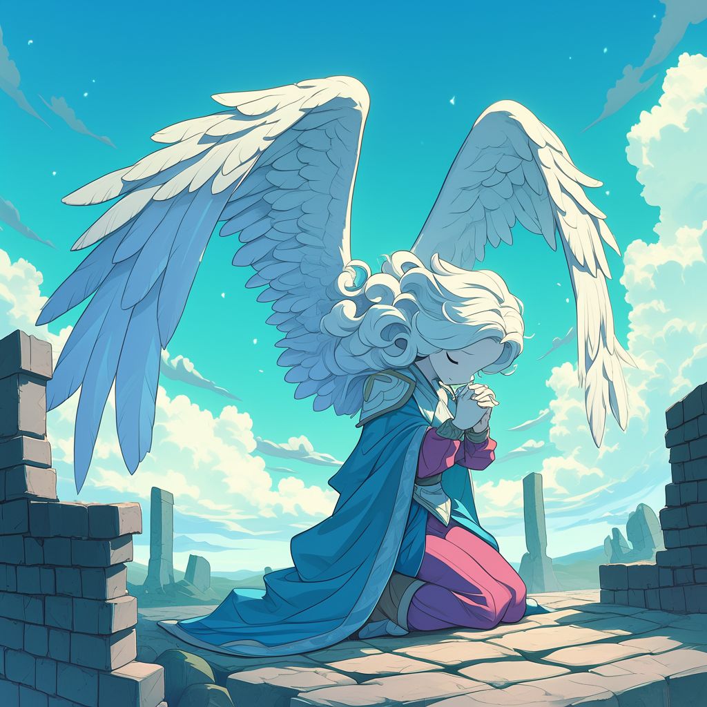 an example of an image generated in MidJourney using the prompt with the --sref 3986684218, ranked 18th among the user favorites on this website.