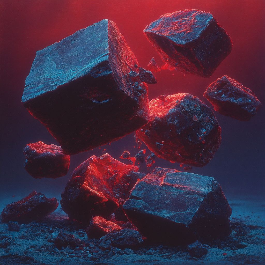 Example of an image generated using the prompt --sref 495638385 in Midjourney with the Surrealistic, Black, Red, Cyberpunk, Pixel style