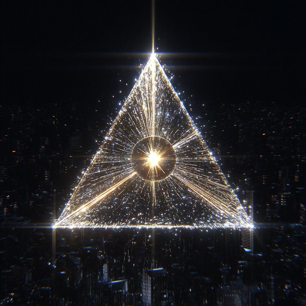 Example of an image generated using the prompt --sref 584258796 in Midjourney with the Surrealistic, Golden, Black style