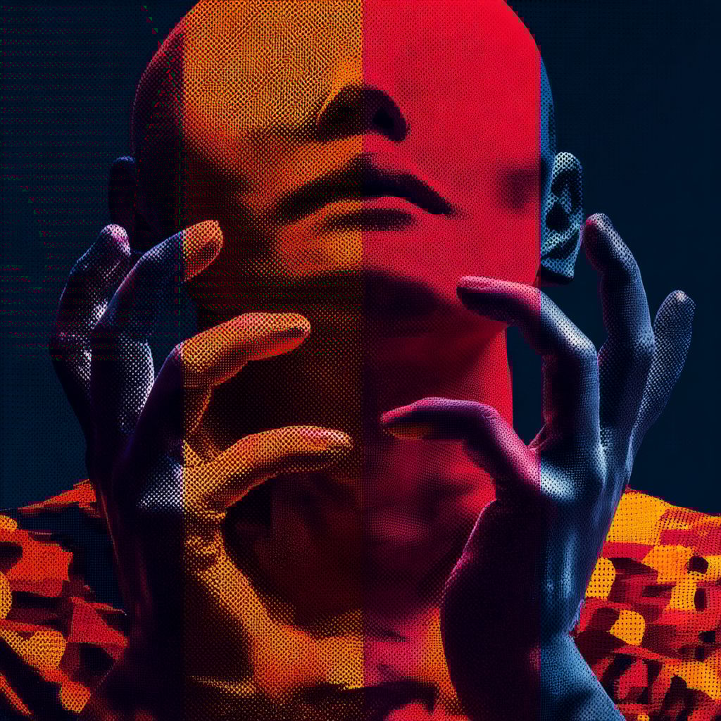 Example of an image generated using the prompt --sref 674001234 in Midjourney with the Red, Surrealistic style