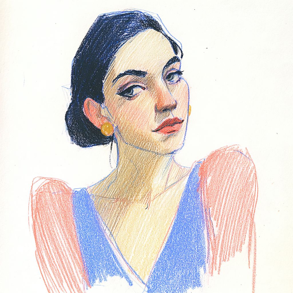 Example of an image generated using --p lzypwba in MidJourney with the Coloring book, Cartoon, 2D style