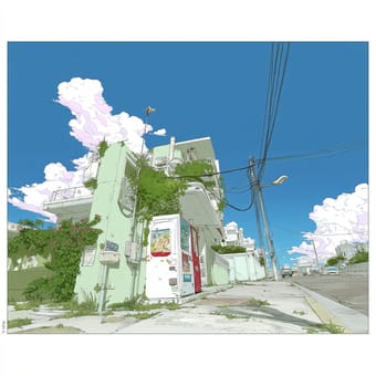 Example of an image generated using the prompt --sref 1226330242 in MidJourney