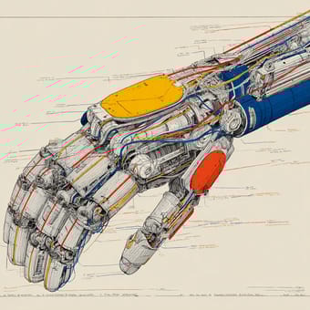 Example of an image generated using the prompt --sref 1367887078 in MidJourney