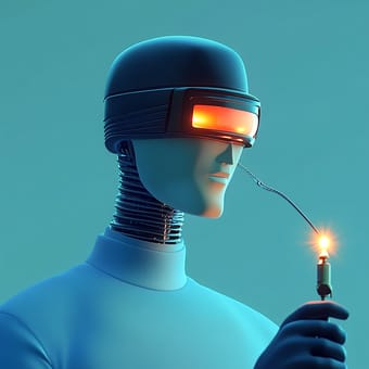 Example of an image generated using the prompt --sref 1417449884 in Midjourney with the Surrealistic, 3D, Blue, Vintage style