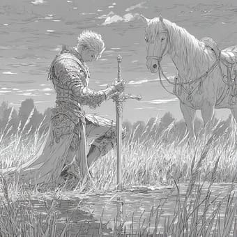 Example of an image generated using the prompt --sref 2018807414 in MidJourney