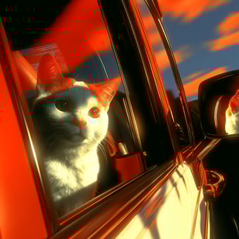 Example of an image generated using the prompt --sref 2162872416 in Midjourney with the Surrealistic, Golden style