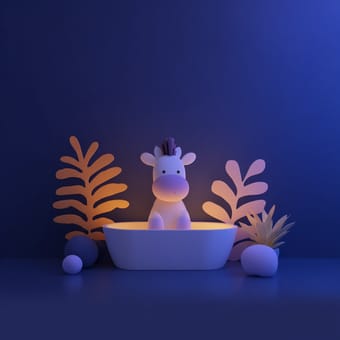 Example of an image generated using the prompt --sref 2323261396 in Midjourney with the Photography, Cute, Cartoon, 3D, Blue, Vintage style