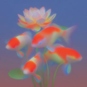 Example of an image generated using the prompt --sref 2392885445 in MidJourney
