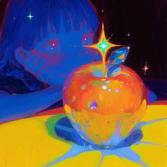 Example of an image generated using the prompt --sref 2645616521 in MidJourney