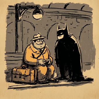 Example of an image generated using the prompt --sref 2793282368 in Midjourney with the Illustration, Cartoon, Vintage style