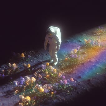 Example of an image generated using the prompt --sref 2984437321 in MidJourney
