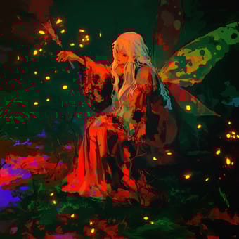 Example of an image generated using the prompt --sref 3782352226 in MidJourney