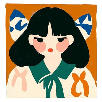 Example of an image generated using the prompt --sref 400515038 in Midjourney with the Vector, Flat vector, Cute, Illustration style