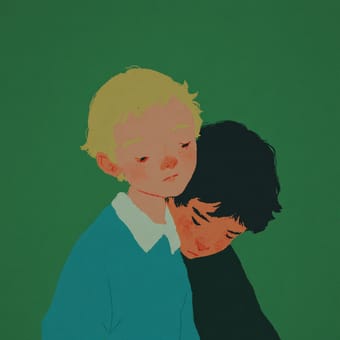 Example of an image generated using the prompt --sref 4041108613 in Midjourney with the Green, Illustration, Anime style