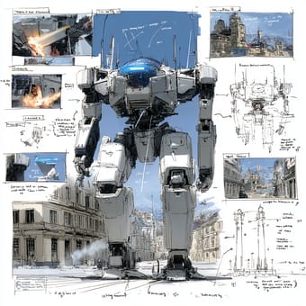 Example of an image generated using the prompt --sref 4178694061 in MidJourney