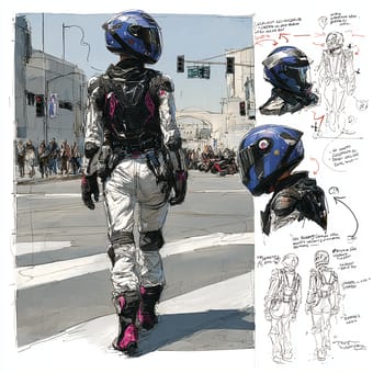 Example of an image generated using the prompt --sref 4178694061 in MidJourney