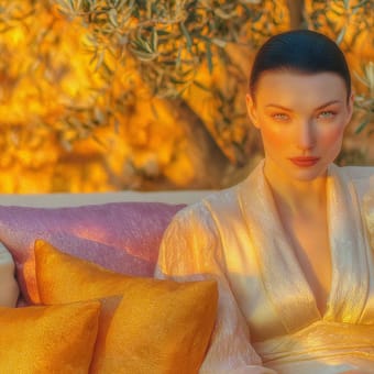 Example of an image generated using the prompt --sref 583129682 in Midjourney with the Illustration, Surrealistic, Golden, Vintage, Oil painting style
