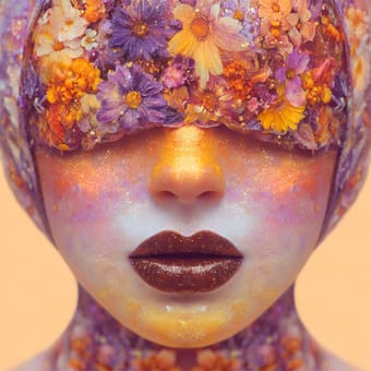 Example of an image generated using the prompt --sref 583129682 in Midjourney with the Illustration, Surrealistic, Golden, Vintage, Oil painting style