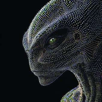 Example of an image generated using the prompt --sref 602153393 in MidJourney