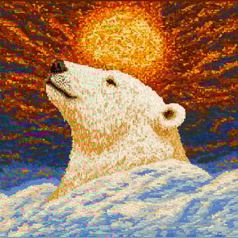 Example of an image generated using the prompt --sref 79870580 in MidJourney