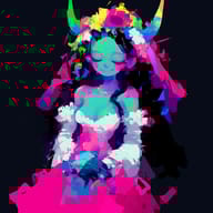 an example of an image generated in MidJourney using the prompt with the --sref 10022024, ranked 7th among the user favorites on this website.
