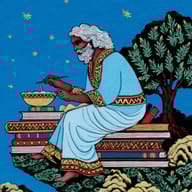 an example of an image generated in MidJourney using the prompt with the --sref 1015365356, ranked 13th among the user favorites on this website.